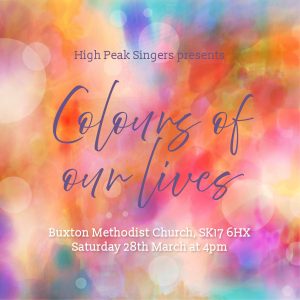 Colours of our Lives - Saturday 28th March at 4pm